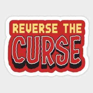 Reverse The Curse promotional t shirt red Sticker